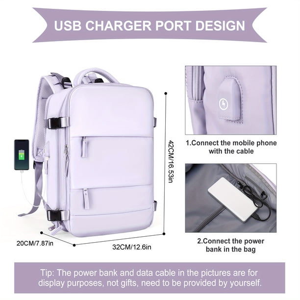 Travel in Style with our Large Waterproof Backpack for Women - Perfect for Hiking, School, and More!