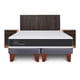 thumbnail image 1 of Cama Europea Cic Ortopedic 2 Plazas + Muebles Espresso negro 2 plazas, 1 of 6