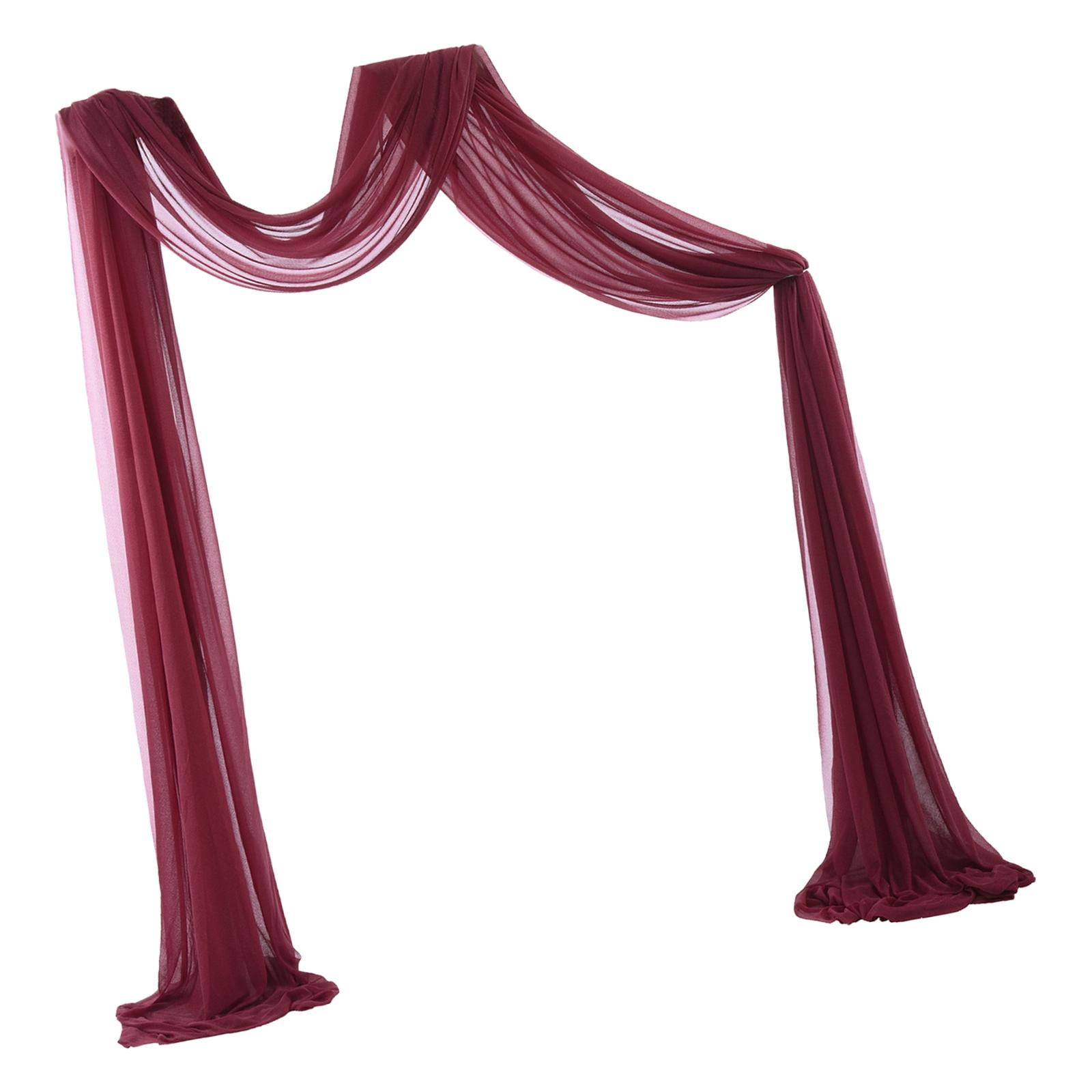 Bothyi - Paneles De Cortina De Telón De Fondo De Fiesta De Arco De Boda 70x550cm Para Decoración De Escenario