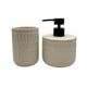 thumbnail image 1 of Set De Baño 2 Piezas Ceramica Jabon Porta Cepillo Elegante, 1 of 1