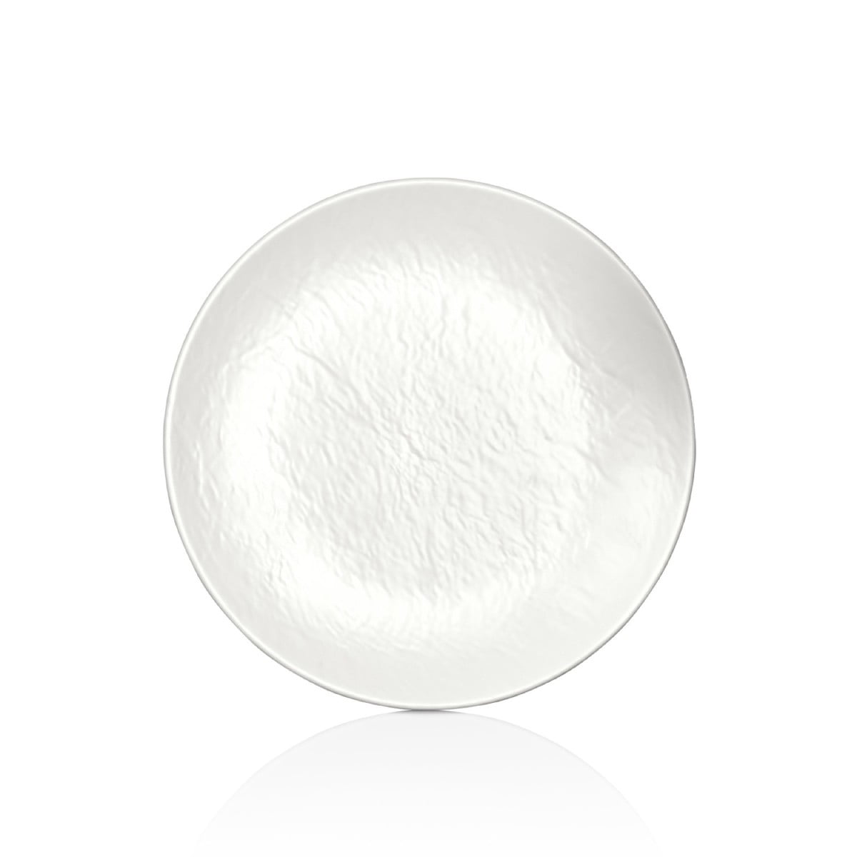 Kulsan - Set De 6 Platos Melamina Blanca 23 Cm Línea Tilda