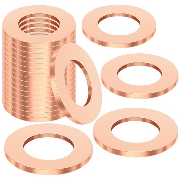 Arandelas HNYYZL M12 20 uds de cobre para tapón de drenaje de aceite