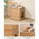 thumbnail image 4 of Recinto para Caja de Arena para Gatos Feandrea de Ratán Boho 49x49x47 cm, 4 of 6