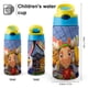 thumbnail image 2 of Maple-theme One-Touch Pop Top Water Bottle Stainless Steel Leak-Proof Sports Children's Bottle blue 12oz, 2 of 6