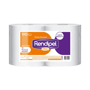 Rendipel Pro - Toalla Papel 190Mt 2Un