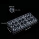 thumbnail image 3 of X2 Moldes Chocolate Ovalado + Moldes Policarbonato Diamante Gris, 3 of 9