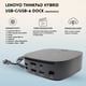 thumbnail image 4 of Docking Station Luserna 5TW10AA USB-C para doble monitor 120 W, 4 of 8