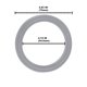 thumbnail image 2 of Sello de empaque para licuadora Univen de 54.6 mm x 72 mm para Black & Decker, 2 of 2