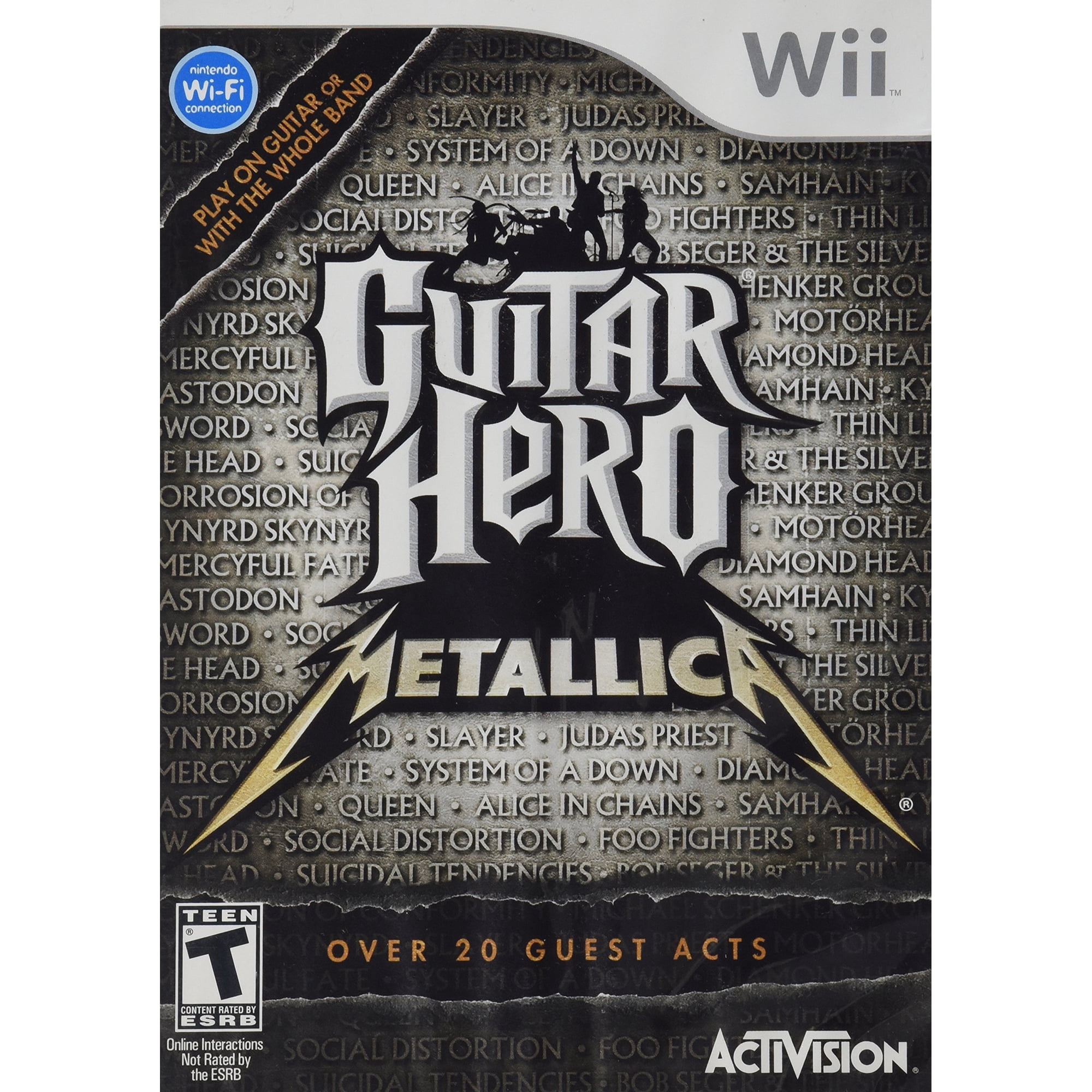 Wiiカセット Videojuego Guitar Hero Metallica Para Nintendo Wii | Lider