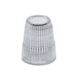 thumbnail image 2 of Thimble Dritz 162-XL antideslizantes, tamaño extra grande, plateado, 2 of 2