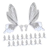 Magideal - 40X Papel De Regalo De Flores Y Mariposas, Papel De Regalo Floral, Suministros Decorativos Multiusos Para Floristería Para El Hogar, Acción De Gracias Blanco