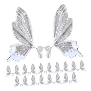 Magideal - 40X Papel De Regalo De Flores Y Mariposas, Papel De Regalo Floral, Suministros Decorativos Multiusos Para Floristería Para El Hogar, Acción De Gracias Blanco