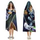 thumbnail image 3 of Miles del Mañana Manta Capa con Capucha Anti-Bolitas, Manta de Lana Ártica Suave, Manta Portátil de Felpa Ligera y Lujosa, Poncho para Siesta en Casa y Oficina, 100*130cm, 3 of 6
