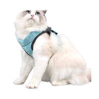 Genérico - Arnés Y Correa Gato Ultra Ligero Antiescape Verde L