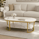 thumbnail image 3 of Mesa De Centro Elegante Con Repisa Inferior Y Diseño Blanca, 3 of 3