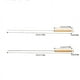 thumbnail image 4 of 20pcs Stainless Steel BBQ Skewers, Reusable Metal Skewer Sticks, Flat And Round Barbecue Grilling Skewers, Outdoor Camping Picnic, Cookware Barbecue Tool Accessories, 4 of 4