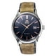 thumbnail image 1 of Reloj Analógico Orient Bambino Versión 4 Clásico Correa De Cuero Gamuza Esfera Azul Marino Automático Hombre, 1 of 3