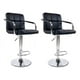 thumbnail image 1 of Pack 2 Sillas Bar Milan Taburete Ecocuero con Apoyabrazo color Negro, 1 of 2