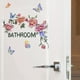thumbnail image 2 of 1pc, Bird Flower Butterfly Wall Sticker, Self-adhesive Wall Stickers, Room Decor, Scene Decor, Bedroom Decor, Entrance Decor, Kitchen Decor, Background Wall Decor, Window Glass Decor, 2 of 4