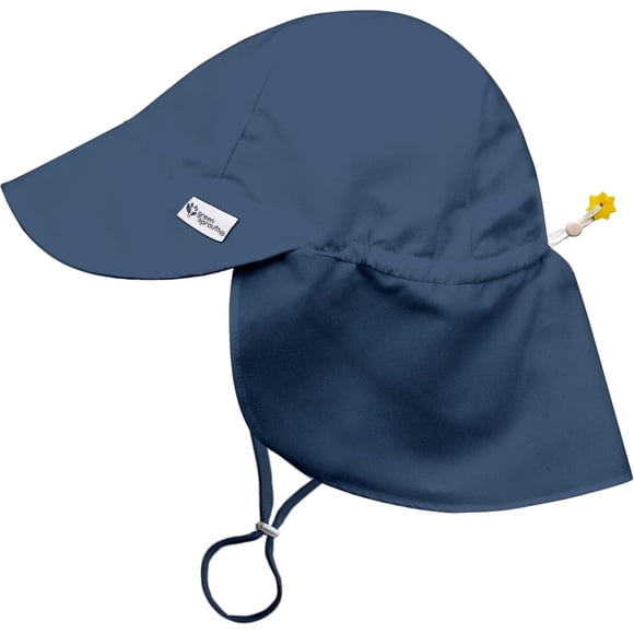 Green Sprouts Sombrero de natación unisex para bebé con protección solar y cubrenuca