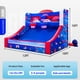 thumbnail image 2 of Aro inflable de baloncesto GR8FUN de 13 pies con 5 aros y ventilador de 480 W, 110 V, 2 of 9