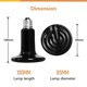 thumbnail image 2 of Combo de lámpara de calor, bombilla y pinza Simple Deluxe de 100 W, 2 of 7