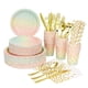 thumbnail image 2 of 200pcs Set De Vajillas Desechables Conjunto Placas De Fiesta Tazas Tazas Servilletas Party Supplies Colorido, 2 of 5