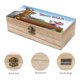 thumbnail image 3 of El Show del Oso Yogui Caja Organizadora de Madera Rústica - Caja Decorativa Multifuncional para Escritorio, Hogar, Oficina, Joyas y Manualidades, 3 of 6