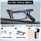 thumbnail image 3 of Gafas de lectura touk plegables +2.5 luz azul gris metal, 3 of 6