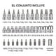 thumbnail image 5 of Juego De Dados Torx 34 Pcs Estrella Hembra Macho, 5 of 5