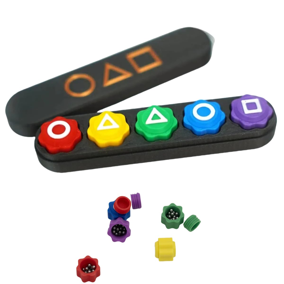 W.Sealet - Juego Gonggi Korean Weighted Classic Con Bolas De Acero Y Sellado