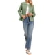 thumbnail image 2 of INSPIRE CHIC Chaqueta de Lino para Mujer con Botones, Cintura con Cordón, Ligera, Anorak de Utilidad de Primavera 2026 M Verde Menta, 2 of 5