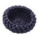 thumbnail image 5 of Cesta De Cama De Punto De Algodón Para Gatos, Redonda, Hecha A Mano, Cómoda Para Perros Peque?os, Cachorros, Azul Oscuro, 5 of 5