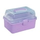 thumbnail image 2 of Organizador Estuche De Almacenamiento Organización Del Hogar Cajas De Almacenamiento Transparentes Multifuncionales Violeta, 2 of 3