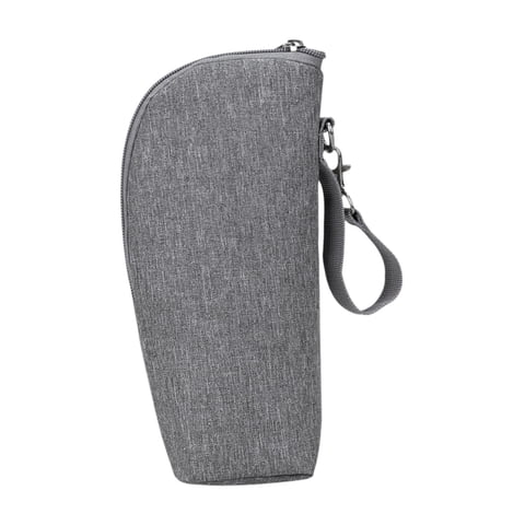 Magideal - Bolsa De Mano Para Biberón, Bolsa Enfriadora De Leche , Bolsa Portátil Con Aislamiento Para Biberón, Bolsa Calentadora Para Guardería Al Aire L Gris
