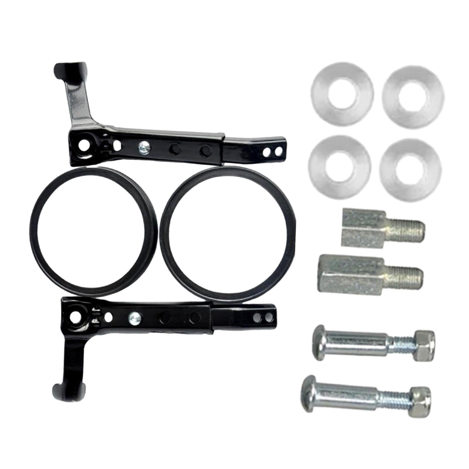 Magideal - Bicicleta De Entrenamiento De Bicicleta De Montaña Para Niños De 16, 18, 20, 22 Y 24 Pulgadas, Barra De Repuesto, Ruedas De Entrenamiento Extendidas P Varilla Negra