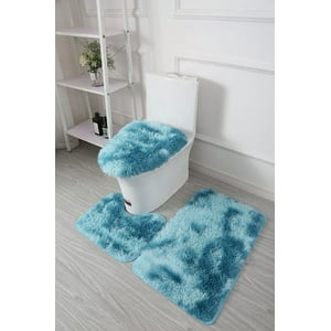 Angeles Del Hogar - Set De Baño Peludo 3 Piezas