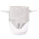 thumbnail image 1 of Filtro De Café Fácil De Limpiar Sin Papel 1-2 Taza Para Mochilero Home Viajar Blanco Con Taza, 1 of 5