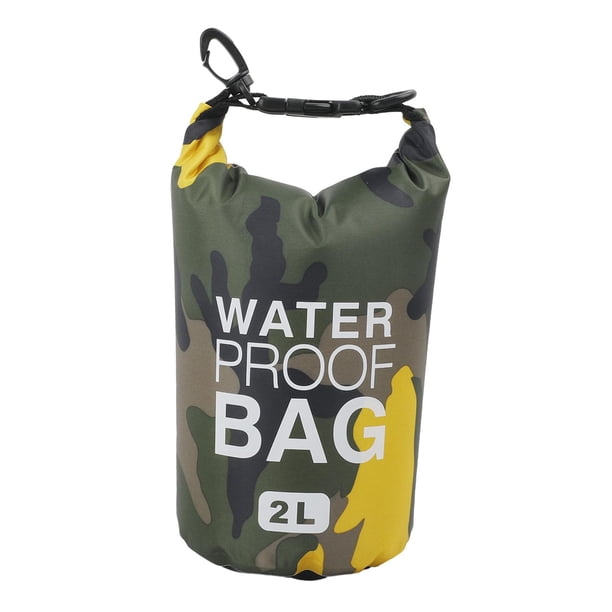 Bolsa Seca Impermeable Para Navegación En Balsa, Bolso De Mano Para Playa, Saco Seco Flotante, Bolso De Hombro Con Tapa Enrollable De 2L