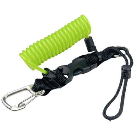 Magideal - Cuerda De Seguridad Para Buceo En Espiral Cuerda De Seguridad Para Buceo En Cuerda De Seguridad Para Cámara Para Esnórquel Paletas De Buceo A La Verde Claro