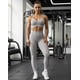 thumbnail image 1 of Conjunto Deportivo Mujer Calza Larga y Peto Rib Prelavado Push Up, 1 of 4