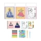 thumbnail image 2 of Pegatinas de muñecas de vestir, pegatinas de disfraz de princesa, pegatinas de juguetes hechas a mano para niñas, libro de actividades para regalo de Princesa 3 en 1, 2 of 5