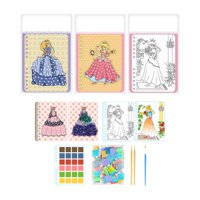 Bothyi - Pegatinas De Vestir De Princesa, Álbum De Recortes Diy Para Mayores De 3 Años, Regalo De Vacaciones Para Niños, Princesa 3 En 1