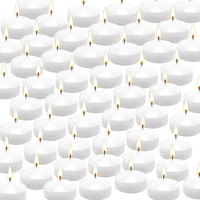 Paquete De 50 Velas Flotantes Blancas De 5 Cm De Diámetro - Cltniket