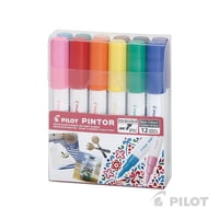 Pilot - Pintor Set 12 Colores Surtidos Punta Extra Fina
