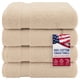 thumbnail image 1 of Juego de 4 toallas American Veteran Towel 69 × 137 cm color beige, 1 of 5