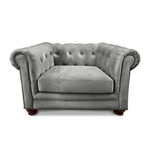 Latam Home - Sofa Florencia 1C Tela Velvet Gris