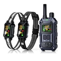 Collar De Adiestramiento Canino Blackdog Military Para 2 Perros 2.5-68 Kg Azul