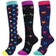 thumbnail image 1 of pares de calcetines de compresión para mujer y hombre, de 20 a 30 mmHg, para Navidad., 1 of 7