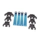 thumbnail image 2 of Kit De Telar De Cable De Encendido De 4 Piezas 7 8 9 Mm Separadores Para Chevrolet SB BB Car Black, 2 of 5